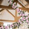 Pink Artificial Cherry Blossom Flower Vine Garland for Weddings & Decor